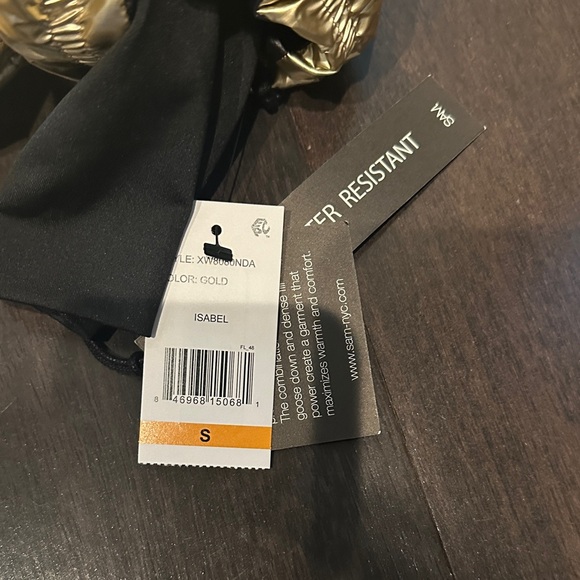 SAM Gold Puffer Jacket - Picture 2 of 2